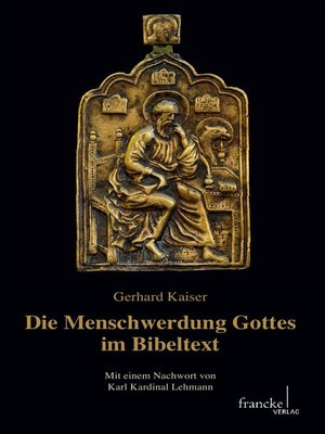 cover image of Die Menschwerdung Gottes im Bibeltext